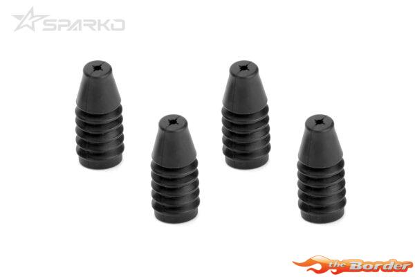 Sparko F8 Flexible Shock Boots Front (4) SPKF82010BKOP