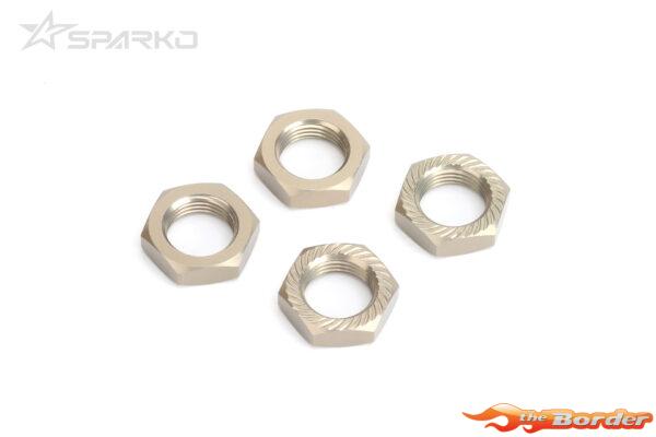 Sparko F8 Aluminum Wheel Nut(Hard Anodizing) (4pcs) SPKF84005