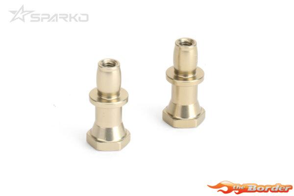 Sparko F8 Shock Ball Stud Offset 2mm for Rear (2pcs) SPKF84013-2