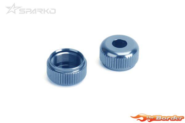 Sparko F8/F8E 7075Aluminum Shock Body Seal Retainer (2pcs) SPKF84024-BG