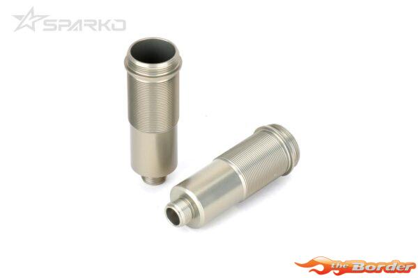 Sparko F8 7075Aluminum Rear Shock Body (Hard Anodizing)(+3mm)(2) SPKF84057OP