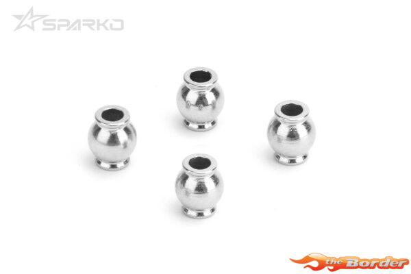 Sparko F8 Rear Upper Arm Ball Stud(4pcs) SPKF85006