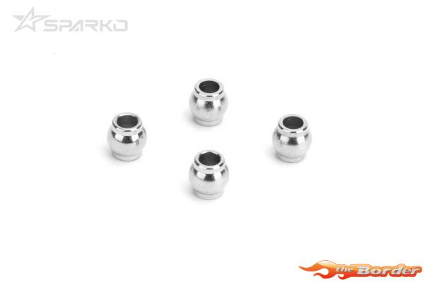 Sparko F8 Shock Ball Stud 6mmxL6.7 (4pcs) SPKF85023