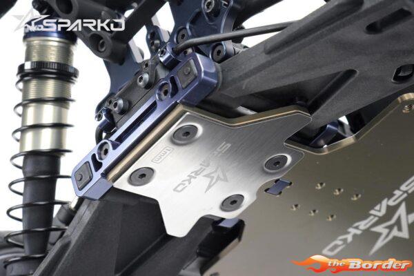 Sparko F8E Stainless Steel Rear Chassis Protector SPKF85039OP