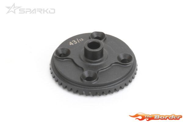 Sparko F8 Crown Gear 43T with Differential Seal SPKF85047-43