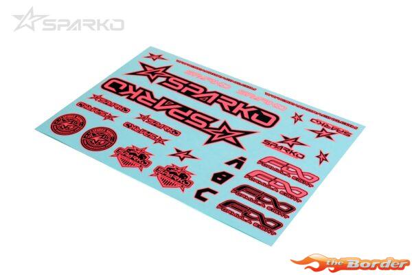 Sparko F8 Body Sticker-Pink for Optional SPKF89004-PKOP