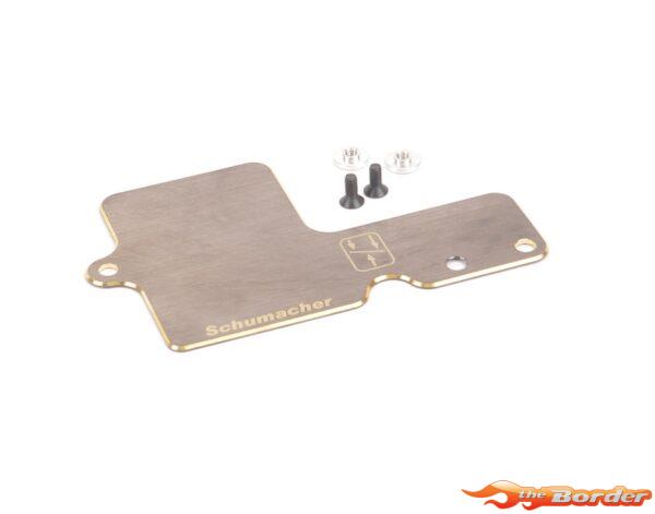 Schumacher Brass ESC Tray - CAT L1 Evo U7415