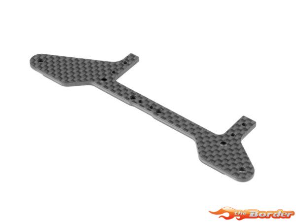 XRAY X1 Carbon Rear Pod Lower Plate for 1-Piece Chassis - Front 371168