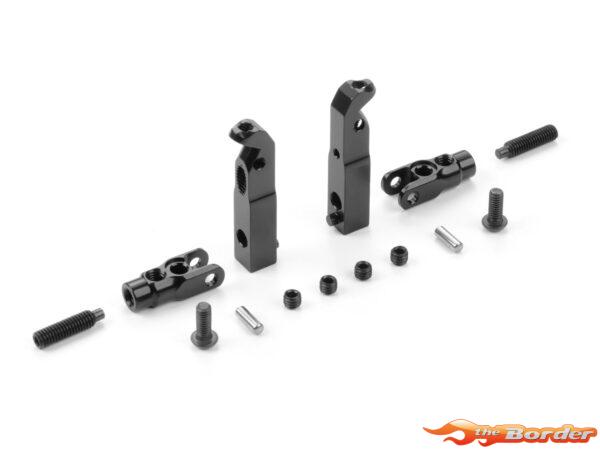 XRAY X4F'25 Alu Shock Holder Front Fixed/Active 7075 T6 (2) 301974-S