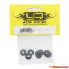 Yeah Racing Alu Wheel Spacer 0.5 & 1.0mm (8 pcs) Black YA-0705BK - Afbeelding 3