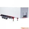 Carson 1/14 3-Axle Semi-Trailer Ver.III White 907792 - Afbeelding 5