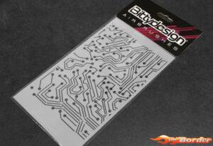 BittyDesign - Vinyl stencil - Electronic Circuit