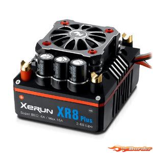 Hobbywing Xerun XR8 Plus Brushless ESC 150A, 2-6S LiPo, 6A BEC 30113300