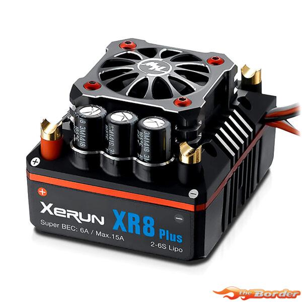 Hobbywing Xerun XR8 Plus Brushless ESC 150A, 2-6S LiPo, 6A BEC 30113300