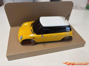 Mini-Power Mini Cooper Body Geel voor Mini-Z (HM 90mm) MINP1005