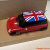 Mini-Power Mini Cooper Body Rood UK Flag voor Mini-Z (HM 90mm) MINP1002