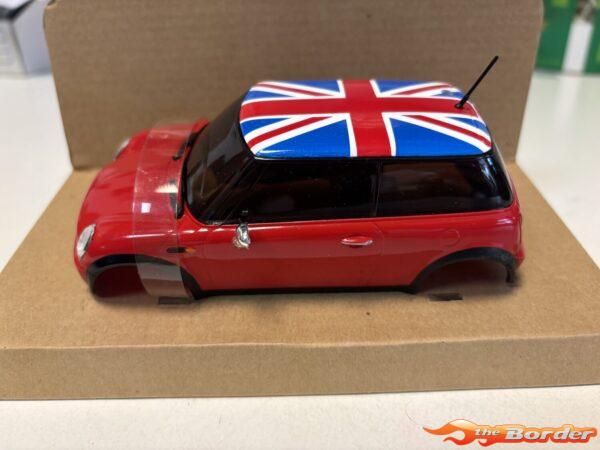 Mini-Power Mini Cooper Body Rood UK Flag voor Mini-Z (HM 94mm) MINP1002