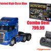 Tamiya Combo Deal 1/14 Scania R620 Highline - Blue Edition Truck - Afbeelding 2