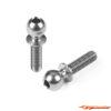 XRAY Hard Steel Ball End 5.4Mm With Thread 10Mm - Nickel Coated (2) 362660