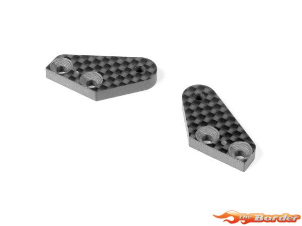 XRAY Xb8 Carbon Steering Plate - 1 Dot (1+1) 352366