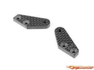 XRAY Xb8 Carbon Steering Plate - 3 Dots (1+1) 352368