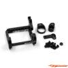 Yeah Racing Alu 7075 Motor Mount 98mm Black for Mini-Z MR-03/MR-04 KYMR-015BK