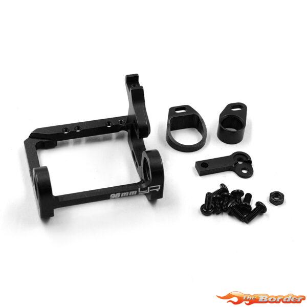 Yeah Racing Alu 7075 Motor Mount 98mm Black for Mini-Z MR-03/MR-04 KYMR-015BK