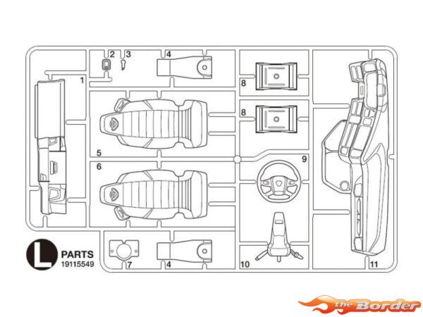 Tamiya Scania S770 Interieur Onderdelen L - 19115549