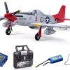 Arrows P-51 Mustang 850mm RTF - w/ Vector AH029RV - Afbeelding 3