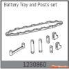 Absima Battery Tray and Posts Set 1230860