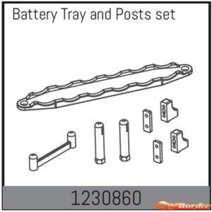 Absima Battery Tray and Posts Set 1230860