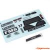 FMS Decal Sheet Black - 1/24 Chaser FSC24 FMSC3551