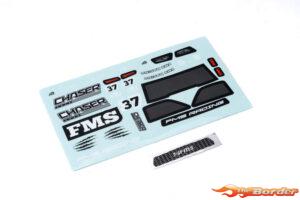 FMS Decal Sheet Black - 1/24 Chaser FSC24 FMSC3551