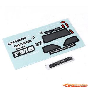 FMS Decal Sheet White - 1/24 Chaser FSC24 FMSC3550