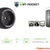 LouiseRC MFT MT-Rocket Tyres for 1/8 Monster Truck (2) LR-T3320X - Afbeelding 6