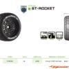 LouiseRC MFT ST-Rocket Tyres for 1/8 Stadium Truck (Sledge) (2) LR-T3324X - Afbeelding 4