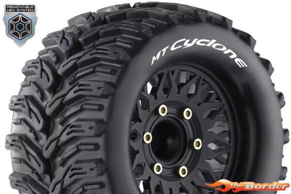 LouiseRC MT-Cyclone Traxxas Stampede Tires - Removable Hex (12mm, 14mm, 17mm) (F/R) LR-T3226SX