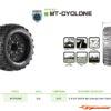 LouiseRC MT-Cyclone Traxxas Stampede Tires - Removable Hex (12mm, 14mm, 17mm) (F/R) LR-T3226SX - Afbeelding 4