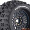 LouiseRC MT-Pioneer Tire Soft Black - Removable Hex (17mm, 0" & 1/2" Offset) (F/R) LR-T3287X