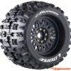 LouiseRC MT-Pioneer Tire Black - Removable Hex (17mm, 0" & 1/2" Offset) (F/R) LR-T3218X - Afbeelding 4