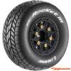 LouiseRC SC-Rocket M Traxxas Slash Tires - Removable Hex (12mm, 14mm, 17mm) (F/R) LR-T3228SB