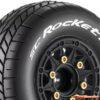 LouiseRC SC-Rocket M Traxxas Slash Tires - Removable Hex (12mm, 14mm, 17mm) (F/R) LR-T3228SB - Afbeelding 5