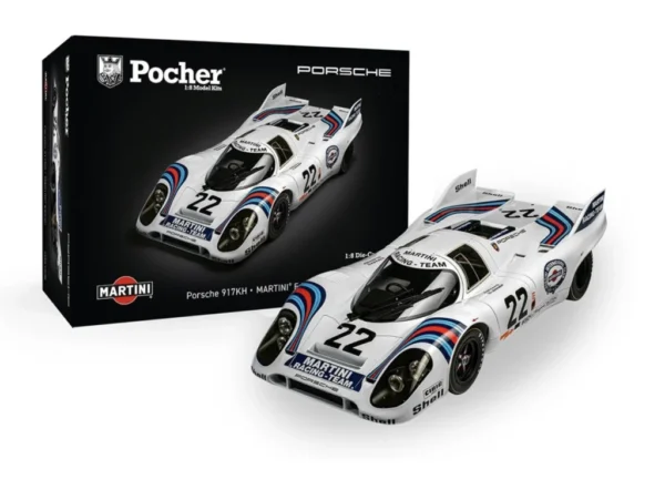 Pocher 1/8 Porsche 917K - Martini Editie