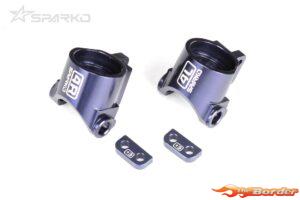 Sparko F8 Aluminium Steering Block 4 Degrees (2) SPKF84061OP