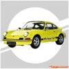 IXO Collections 1/8 Porsche 911 Carrera RS 2.7 Yellow - Afbeelding 11