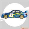 IXO Collections 1/8 Subaru Impreza metalen bouwpakket - Afbeelding 6